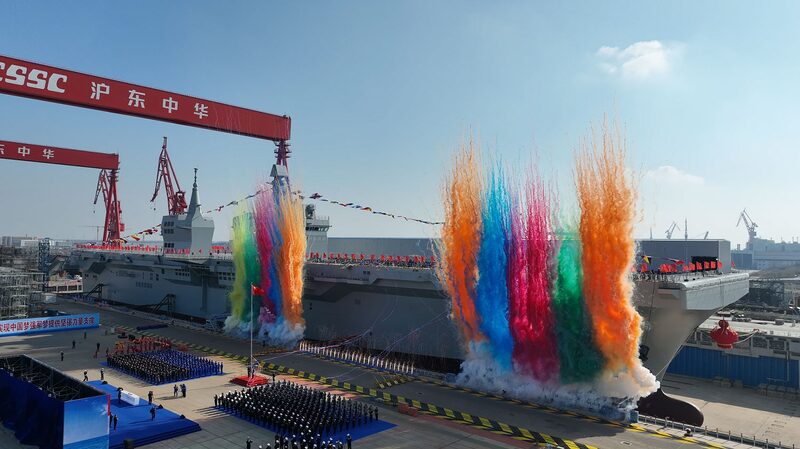 China_launches_new-generation_amphibious_assault_ship - Namaste Headlines China launches new-generation amphibious assault ship