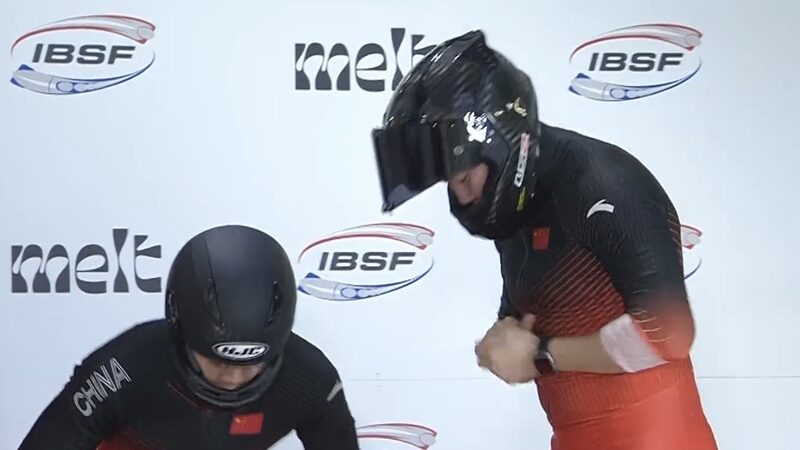 Chinas_Li_and_Shi_finish_sixth_intwo-man_bobsleighat_IBSF_World_Cup - Namaste Headlines China's Li and Shi finish sixth in two-man bobsleigh at IBSF World Cup