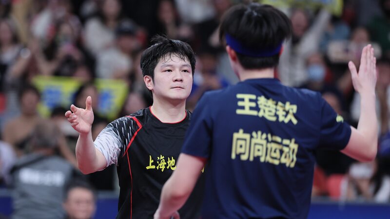 Fan Zhendong beat Wang Chuqin 3-1 in Shanghai & Shandong encounter