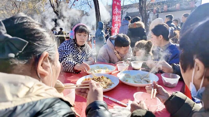 Free_dumpling_feast_held_for_tourists_in_N_Chinas_Xinzhou_Ancient_City_poster - Namaste Headlines Free dumpling feast held for tourists in N China's Xinzhou Ancient City video poster