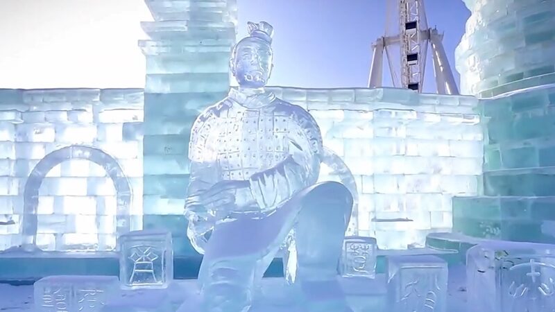 Ice_Terracotta_Warriors_wow_visitors_in_Harbin_poster - Namaste Headlines 'Ice Terracotta Warriors' wow visitors in Harbin video poster