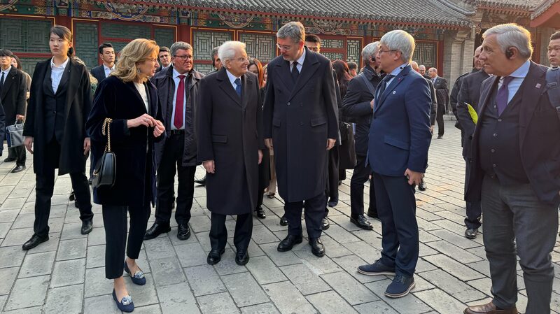 Italian President Sergio Mattarella arrives in Beijing for state visit