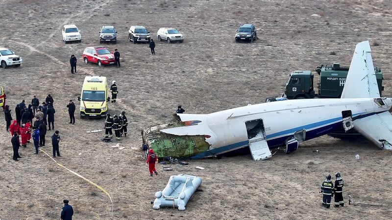 Live: Latest on Azerbaijan Airlines plane crash in Kazakhstan video poster