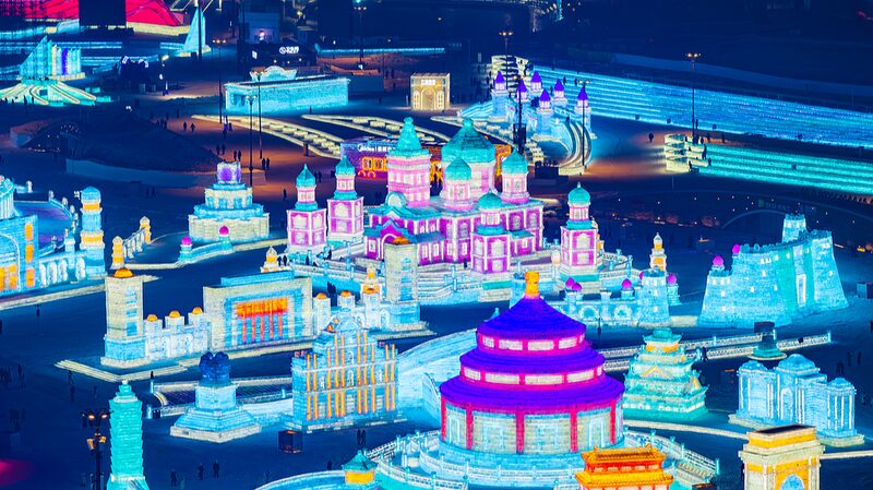 Live_Lights_illuminate_worlds_largest_ice_and_snow_theme_park_poster - Namaste Headlines Live: Lights illuminate world's largest ice and snow theme park video poster