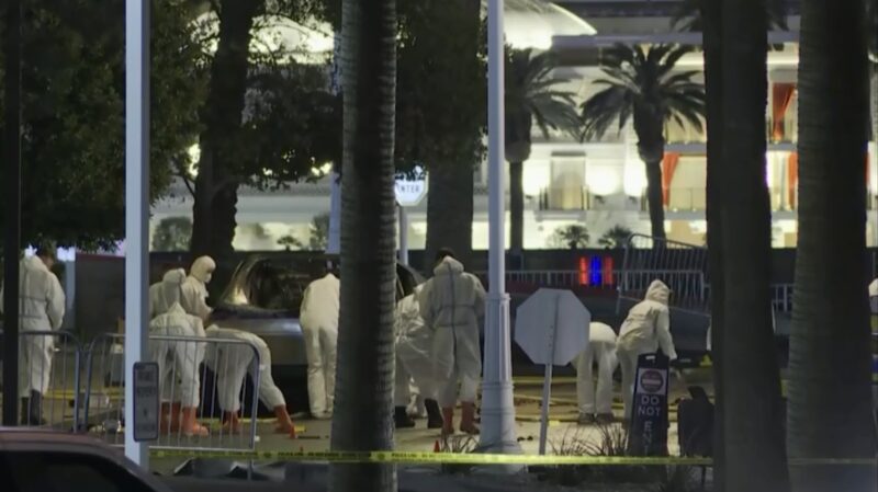 Live_View_from_outside_Trump_Hotel_where_Tesla_Cybertruck_exploded_poster - Namaste Headlines Live: View from outside Trump Hotel where Tesla Cybertruck exploded video poster