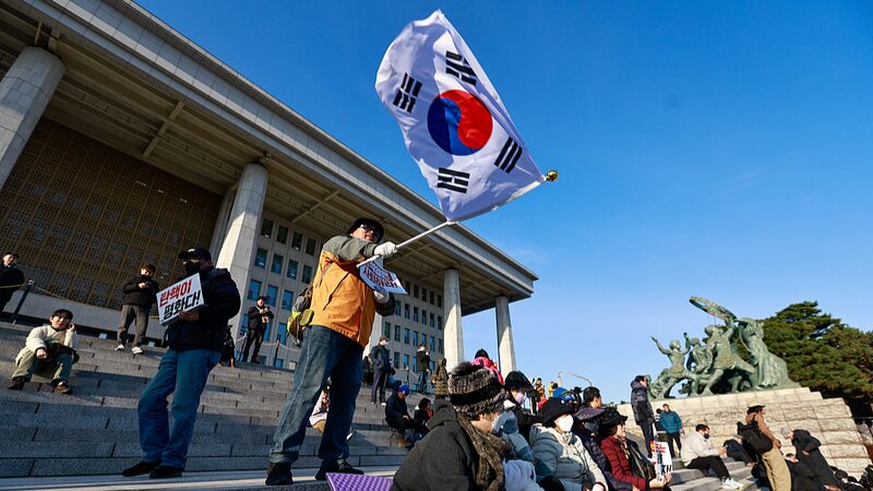 Live: View of South Korean parliament ahead of key impeachment vote video poster