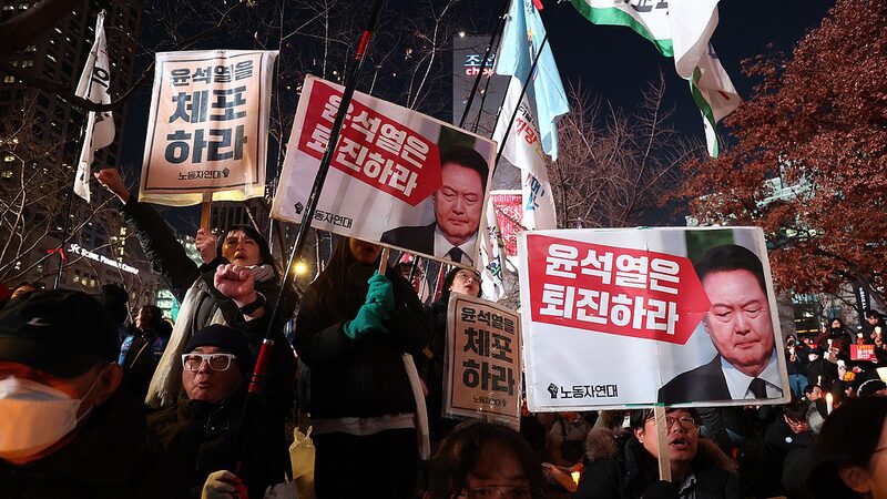Live: View of South Korea's parliament ahead of impeachment vote video poster