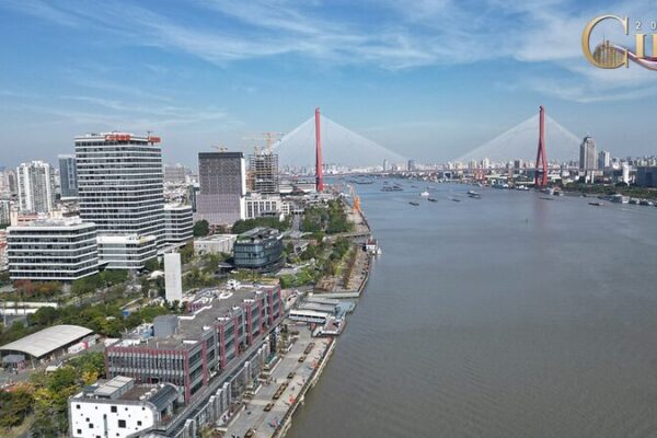 Explore the Vibrant Yangpu Riverside: Shanghai’s Hidden Gem Revealed! Live: View of Yangpu Riverside in northeast Shanghai video poster