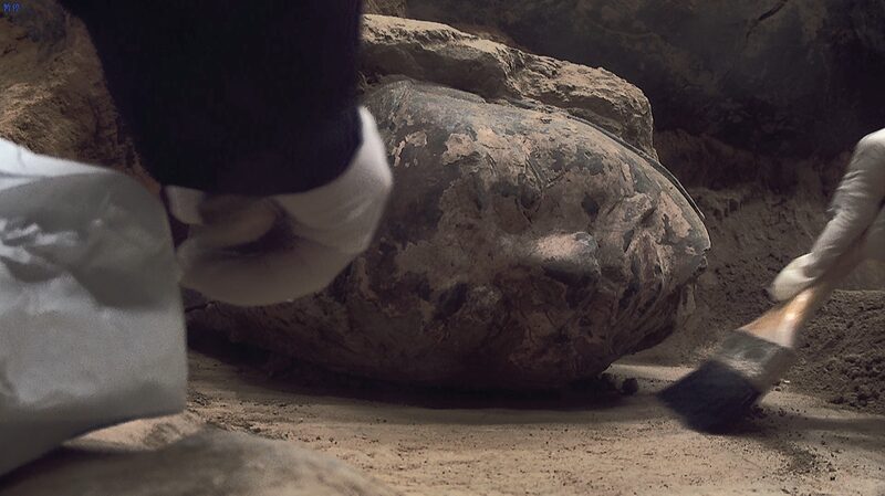 Officer figurine head retrieved from terracotta army's Pit No. 2