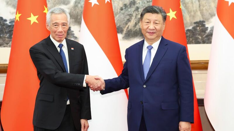 President_Xi_meets_Lee_Hsien_Loong_calling_for_enhanced_cooperation - Namaste Headlines President Xi meets Lee Hsien Loong, calling for enhanced cooperation