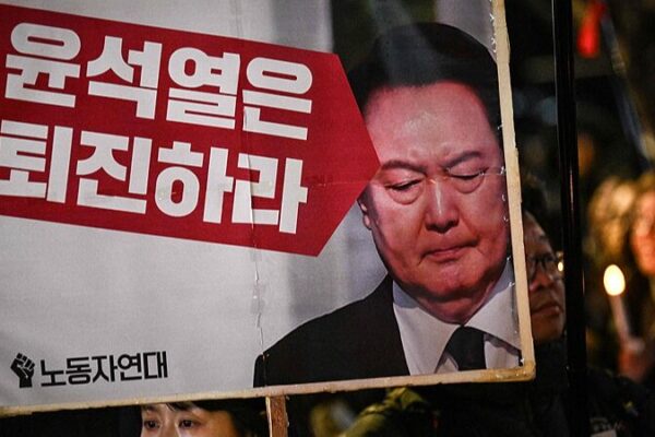S. Korean ruling party chief urges President Yoon's suspension of duty