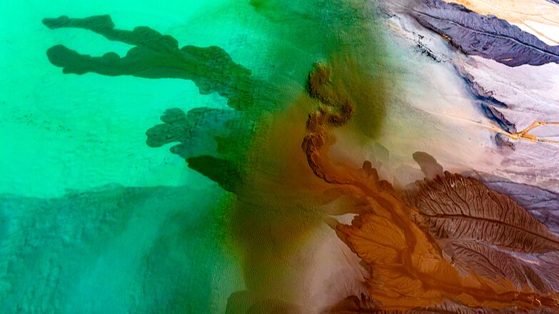 Tailing_dam_ablaze_with_color_in_Hubei - Namaste Headlines Tailing dam ablaze with color in Hubei