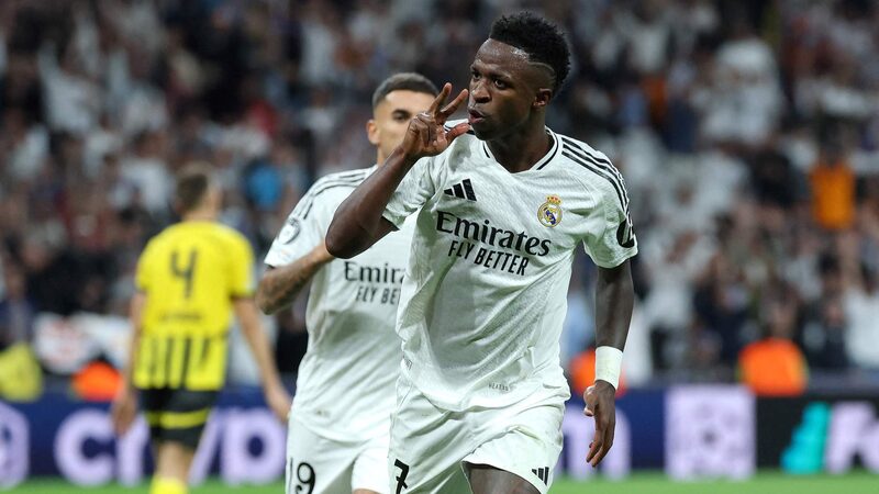 UCL: Real's Vinicius grabs hat-trick in 5-2 comeback win over Dortmund