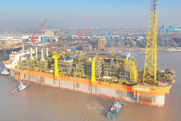 Massive FPSO Vessel Makes Waves: World’s Largest Sets Sail from China! 🌊 World's largest FPSO vessel sets sail from E China