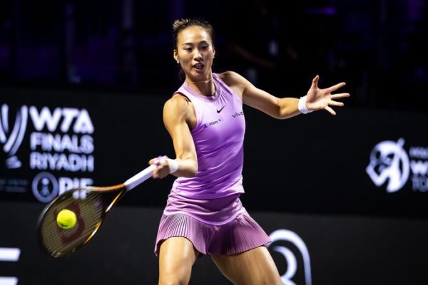 Zheng Qinwen defeats Kazakhstan's Rybakina for first win at WTA Finals