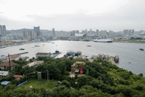 City & Sea Fusion at Yantai Mountain City___Sea_Fusion_at_Yantai_Mountain video poster