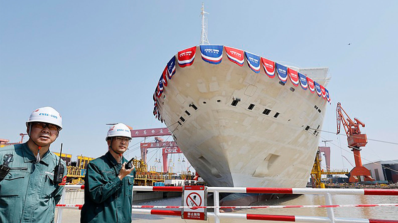 MS976UOU3CL5FDE5DO9D - Namaste Headlines China’s New Cruise Marvel: Adora Flora City Completes Dock Test video poster