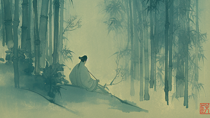 Moonlit_Music__Tang_Poetic_Vibes_in_a_Bamboo_Grove