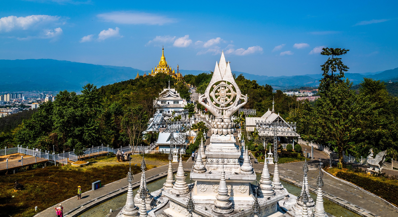Serene_Marvel__Menghuan_Silver_Pagoda_Shimmers_in_Yunnan video poster