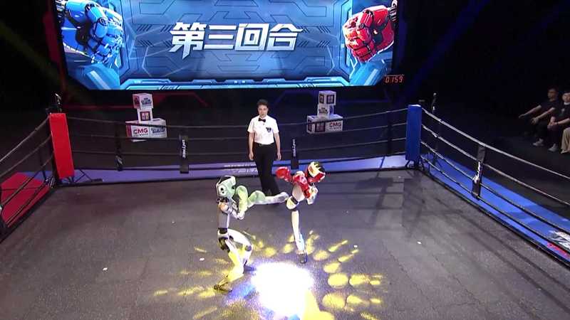 113S0QNCLCPLUPMHUI9F - Namaste Headlines Kung Fu Bots: World’s 1st Humanoid Combat Arena Launches
