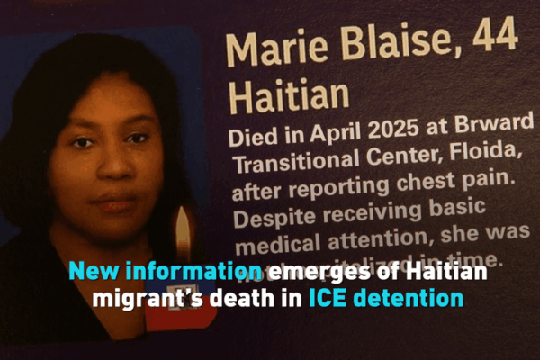 Haitian Migrant’s ICE Detention Death Sparks Questions Haitian Migrant’s ICE Detention Death Sparks Questions video poster