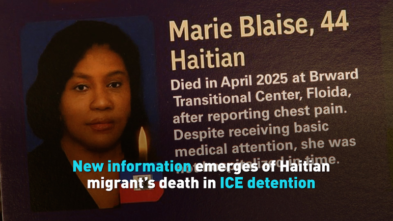 Haitian Migrant’s ICE Detention Death Sparks Questions video poster