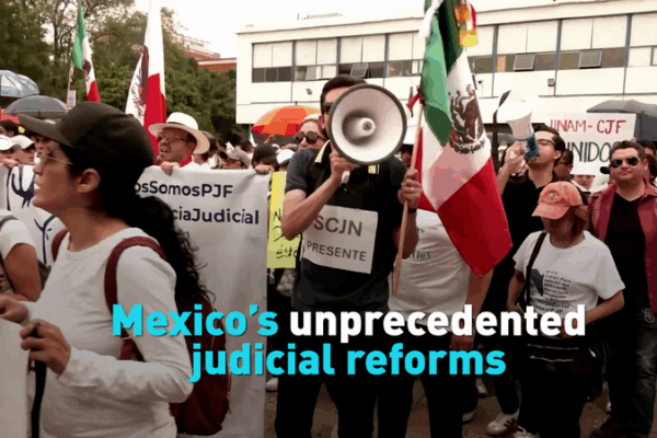 Mexico’s Historic Judicial Overhaul: A New Era Begins Mexico’s Historic Judicial Overhaul: A New Era Begins video poster