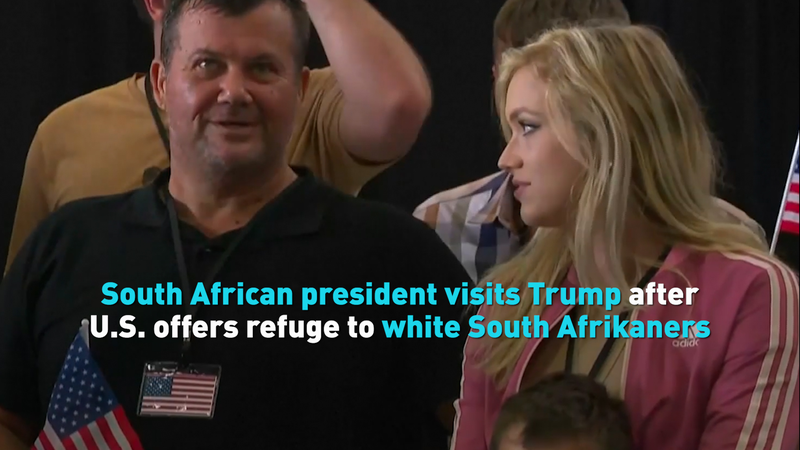 Ramaphosa’s U.S. Visit Amid Refugee Controversy video poster