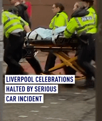Car Strikes Liverpool Fans at Parade, 27 Hospitalized Car_Strikes_Liverpool_Fans_at_Parade__27_Hospitalized video poster