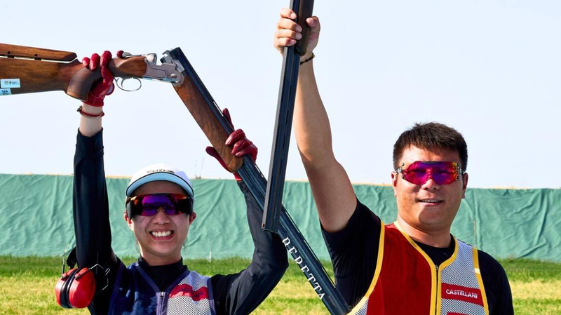 Historic Mixed Team Trap Gold: Qi & Zhang Make History Historic_Mixed_Team_Trap_Gold__Qi___Zhang_Make_History