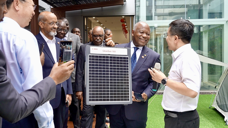African Ambassadors Applaud SANY’s Solar Energy Innovations video poster
