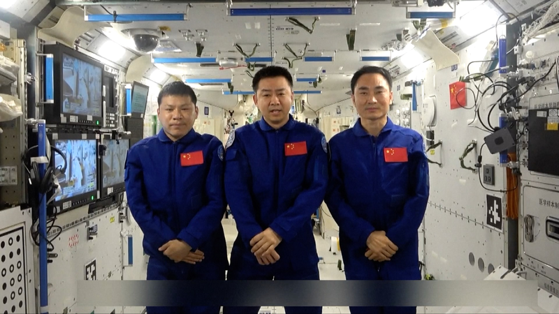 Shenzhou-20 Crew Sends Cosmic Greetings for Children’s Day Shenzhou_20_Crew_Sends_Cosmic_Greetings_for_Children_s_Day video poster