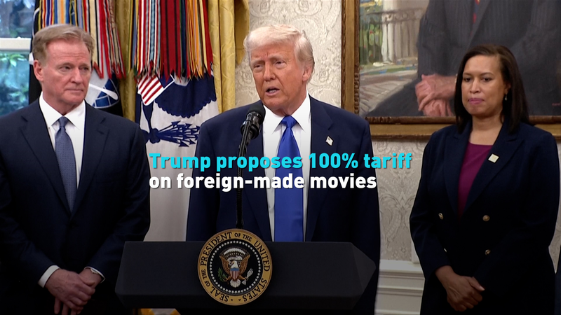 Trump’s 100% Tariff on Foreign Movies: A Global Cinema Shake-Up video poster