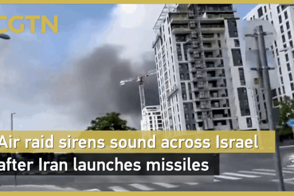 Air Raid Sirens Sound in Israel as Iran Launches Missiles Air_Raid_Sirens_Sound_in_Israel_as_Iran_Launches_Missiles video poster