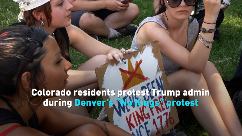 Denver’s ‘No Kings’ Protest: A Festive Stand Against Trump Policies Denver’s ‘No Kings’ Protest: A Festive Stand Against Trump Policies video poster