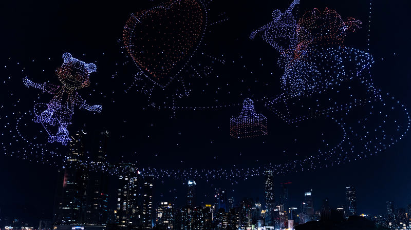 Chongqing Drone Light Show Sets Guinness Record Chongqing_Drone_Light_Show_Sets_Guinness_Record