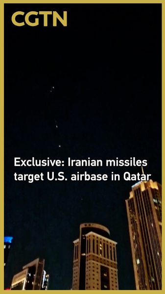 Iranian Missiles Target U.S. Airbase in Qatar: Sharp Interception! Iranian_Missiles_Target_U_S__Airbase_in_Qatar__Sharp_Interception_ video poster