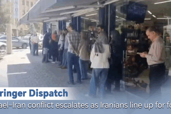 Israel-Iran Conflict Escalates: Bread Lines & Air Strikes Israel_Iran_Conflict_Escalates__Bread_Lines___Air_Strikes video poster