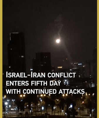 Israel-Iran Conflict Escalates into Fifth Day Israel_Iran_Conflict_Escalates_into_Fifth_Day video poster