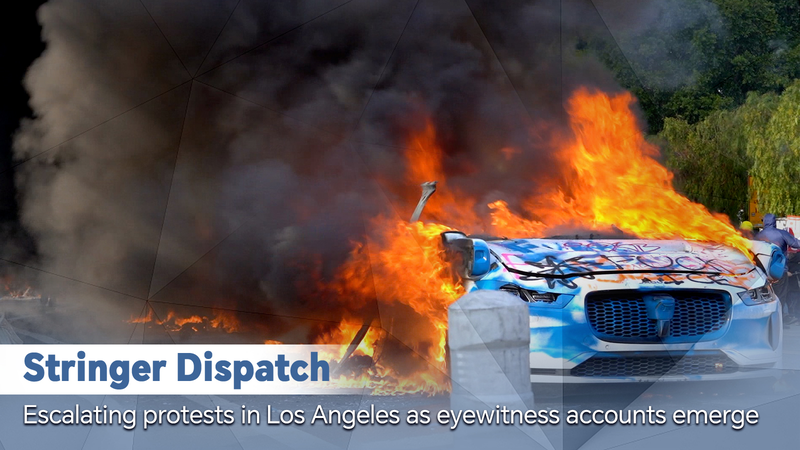 LA_Protests_Escalate__Eyewitnesses_Report_Clashes_and_Standoffs_poster - Namaste Headlines LA_Protests_Escalate__Eyewitnesses_Report_Clashes_and_Standoffs video poster