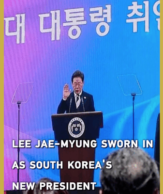 Lee Jae-myung Takes Office as South Korea’s New President Lee_Jae_myung_Takes_Office_as_South_Korea_s_New_President video poster