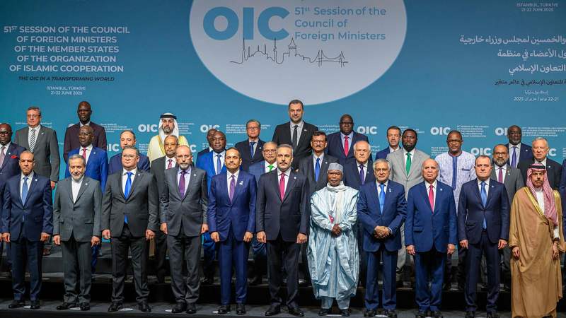 OIC_Ministers_Tackle_Israel_Iran_Tensions_at_Istanbul_Summit
