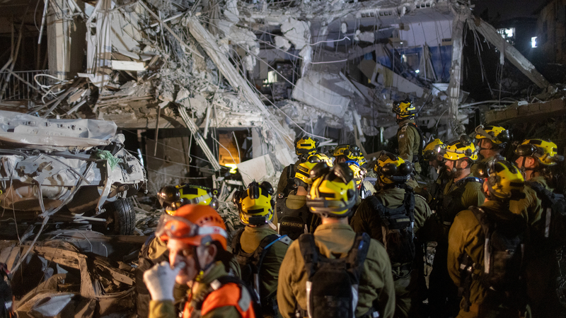 Ramat_Gan_Rubble__Rising_Middle_East_Tensions_Amid_Missile_Strikes - Namaste Headlines Ramat_Gan_Rubble__Rising_Middle_East_Tensions_Amid_Missile_Strikes