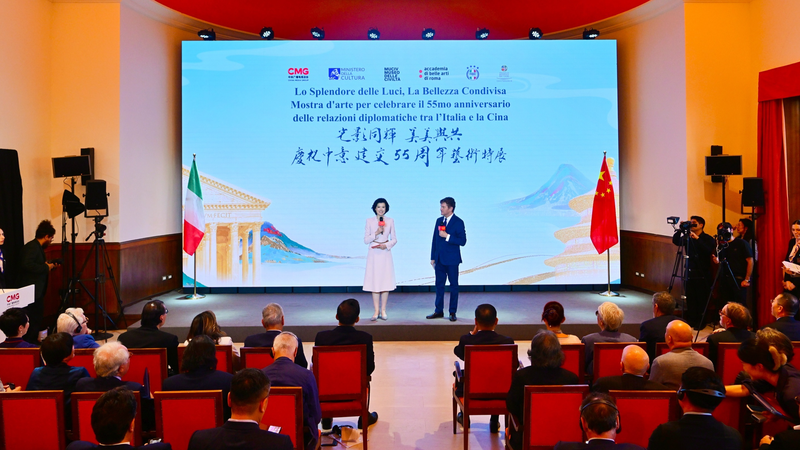 Rome Art Exhibit Celebrates 55 Years of China-Italy Ties Rome_Art_Exhibit_Celebrates_55_Years_of_China_Italy_Ties