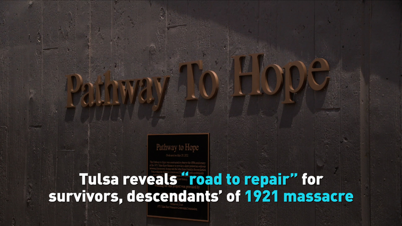 Tulsa Unveils ‘Road to Repair’ Monument Honoring 1921 Race Massacre Tulsa_Unveils__Road_to_Repair__Monument_Honoring_1921_Race_Massacre video poster