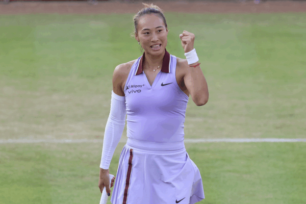 Zheng Qinwen Crushes Kessler to Reach Queen’s Club QFs! Zheng Qinwen Crushes Kessler to Reach Queen’s Club QFs!