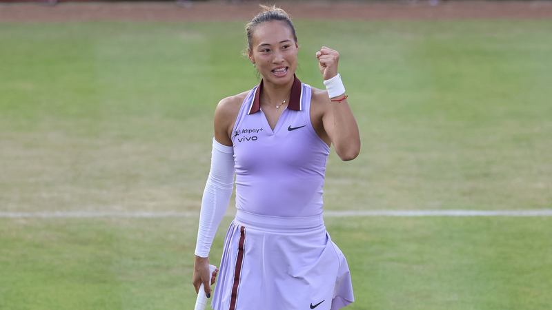 Zheng Qinwen Crushes Kessler to Reach Queen’s Club QFs!