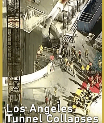 LA Tunnel Collapse: Workers May Be Trapped! 🚨 LA Tunnel Collapse: Workers May Be Trapped! 🚨 video poster