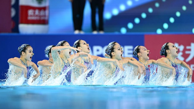 China_s_Artistic_Swimming_Team_Shines_with_Gold_in_Singapore - Namaste Headlines China_s_Artistic_Swimming_Team_Shines_with_Gold_in_Singapore