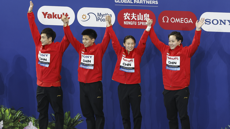 China_s_Mixed_Diving_Team_Triumphs_at_World_Aquatics_Championships - Namaste Headlines China_s_Mixed_Diving_Team_Triumphs_at_World_Aquatics_Championships